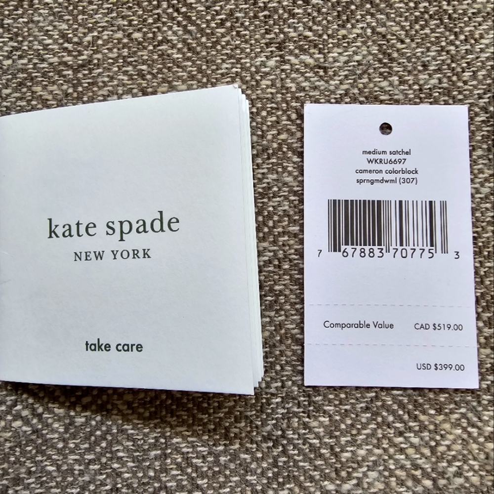 Kate Spade Medium satchel mint/navy